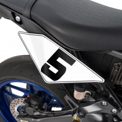 YMT7400-21+N400+N400 : Kit supporti numeri Trident Barracuda 2021-2022 Yamaha MT07