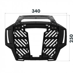 FS65245600105 : Hepco-Becker Alurack Topcaseträger 2018-2020 Yamaha MT07