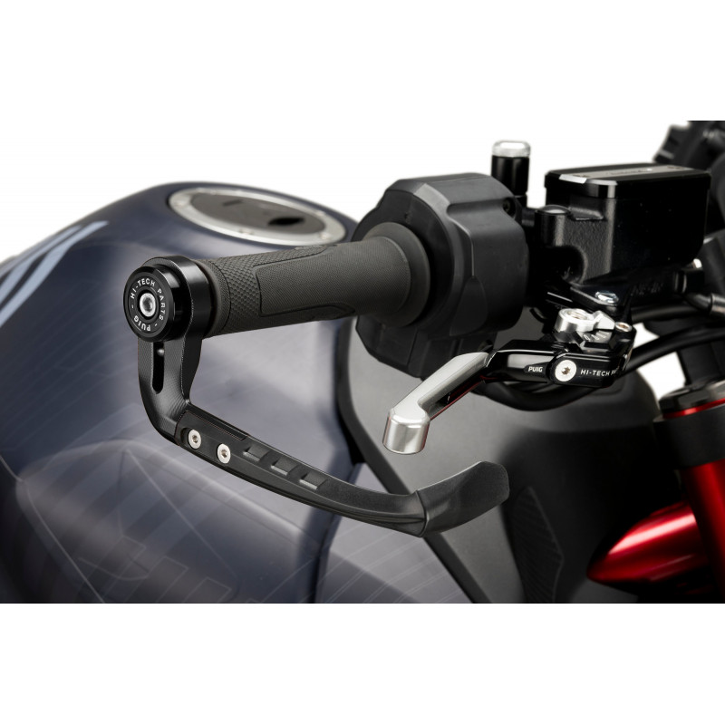 21993N+21994N+3800N+3800N : Raw Puig 2025 Brake and Clutch Lever Guards Yamaha MT07