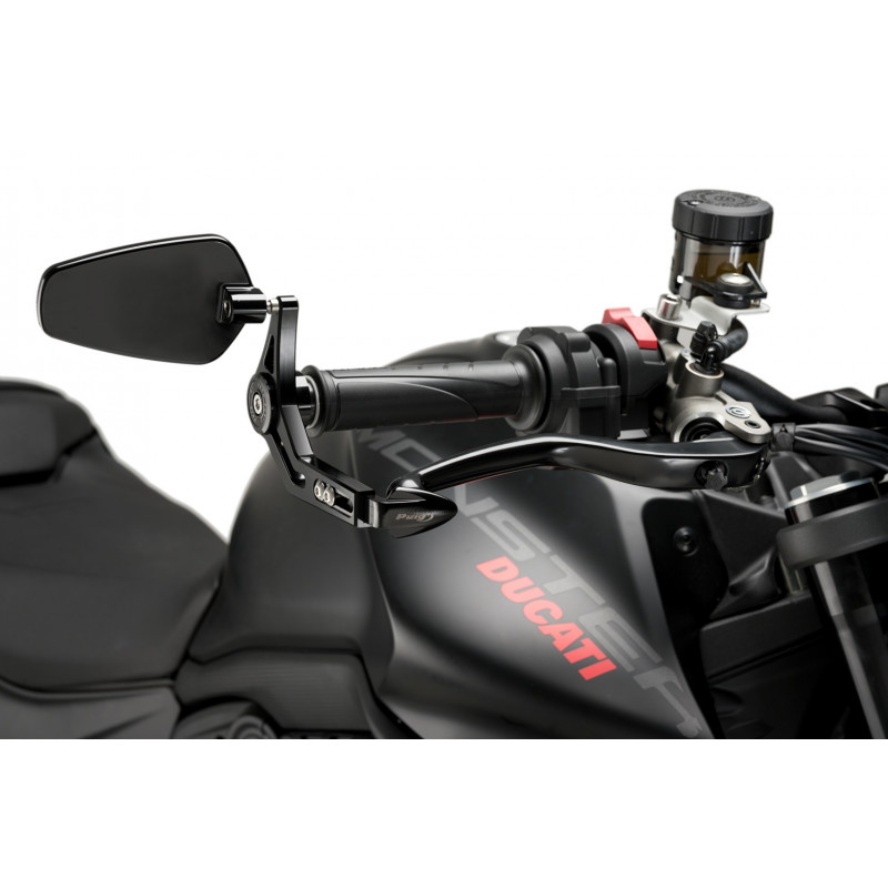 21440N+21441N+3800N+3800N : Pro Puig 2025 Brake and Clutch Lever Guards with Mirrors Yamaha MT07 21440N+21441N+3800N+3800N : Pro Puig 2025 Brake and Clutch Lever Guards with Mirrors Yamaha MT07