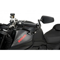 21440N+21441N+3800N+3800N : Pro Puig 2025 Brake and Clutch Lever Guards with Mirrors Yamaha MT07