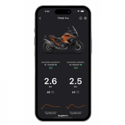 RTPS-2 : Rideet TPMS Pro Tire Pressure Monitoring System Yamaha MT07