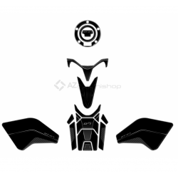 PACK-FM-001 : Kit di adesivi Tech nero AZ 2023-2024 Yamaha MT07
