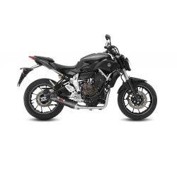 Y.044.L3C : Mivv Oval Exhaust Line 2017-2024 Yamaha MT07