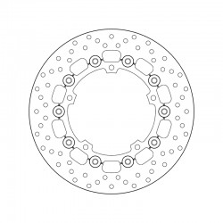 1035599-78B40837 : Disco de freno delantero Brembo serie Oro 2017-2020 Yamaha MT07