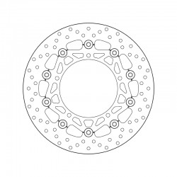 1035596-78B40831 : Brembo Front Brake Disc Oro Series 2021-2025 Yamaha MT07
