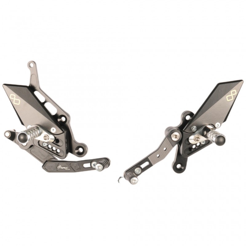 FTRYA008W : LighTech Adjustable Folding Rearsets Yamaha MT07