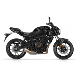 DYNAMIK18-NOIR-GRIS : BurnOut Dynamik Stickers 2018-2020 Yamaha MT07