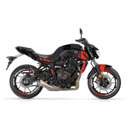 MECANIQUE21-NOIR-GRIS : BurnOut Mechanics Stickers 2021-2025 Yamaha MT07