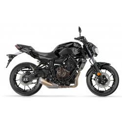 STREET21-NOIR-GRIS : BurnOut Street Stickers 2021-2025 Yamaha MT07