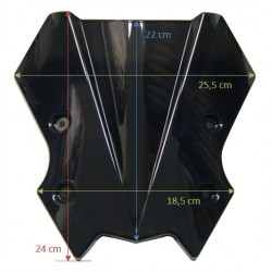 HY02Y97-03 : Parabrezza Hypersport Ermax 2021-2024 Yamaha MT07