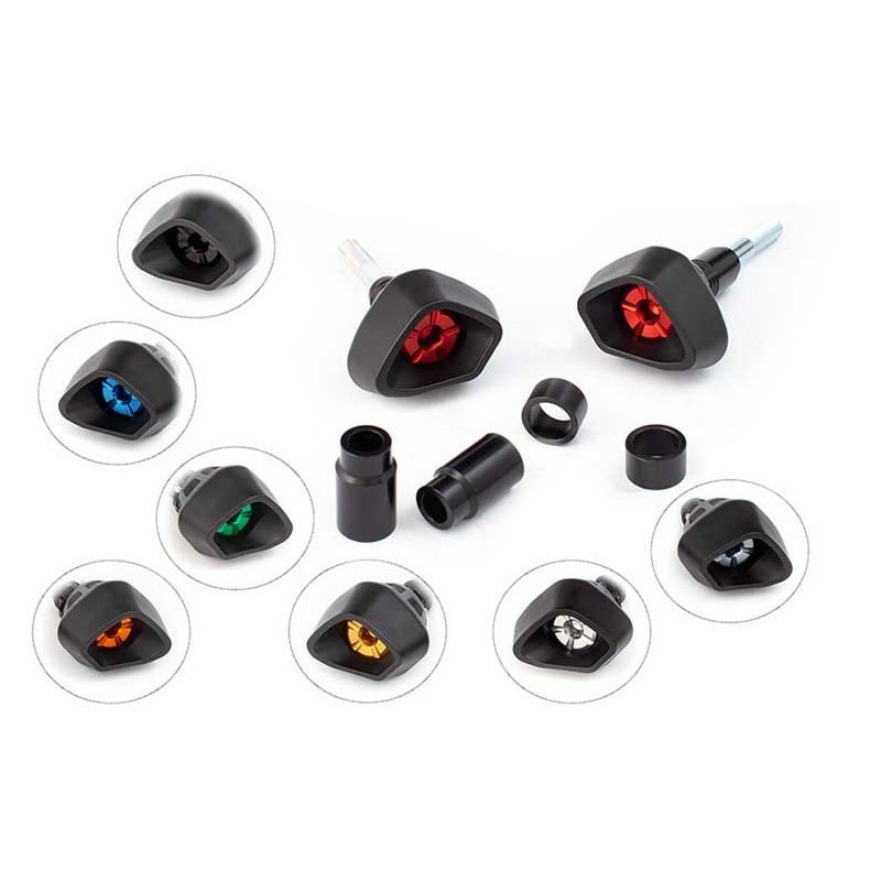 DEFA-009-DN : Protezione a rotelle Evotech Yamaha MT07