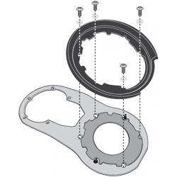 BF36 : Soporte Givi para alforjas de depósito 2018-2020 Yamaha MT07 BF36 : Soporte Givi para alforjas de depósito 2018-2020 Yamaha MT07