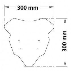 SC391 : Tourenscheibe Isotta Yamaha MT07