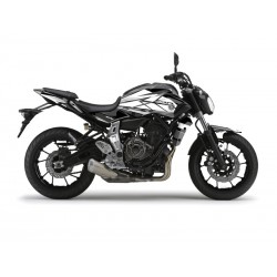 STEEL1 : Steel Kutvek Dekorationskit 2018-2020 Yamaha MT-07