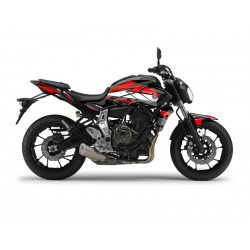 STEEL1 : Steel Kutvek Dekor-Kit 2018-2020 Yamaha MT07