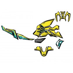 POSKA3 : Kit decorativo Poska Kutvek 2025 Yamaha MT-07