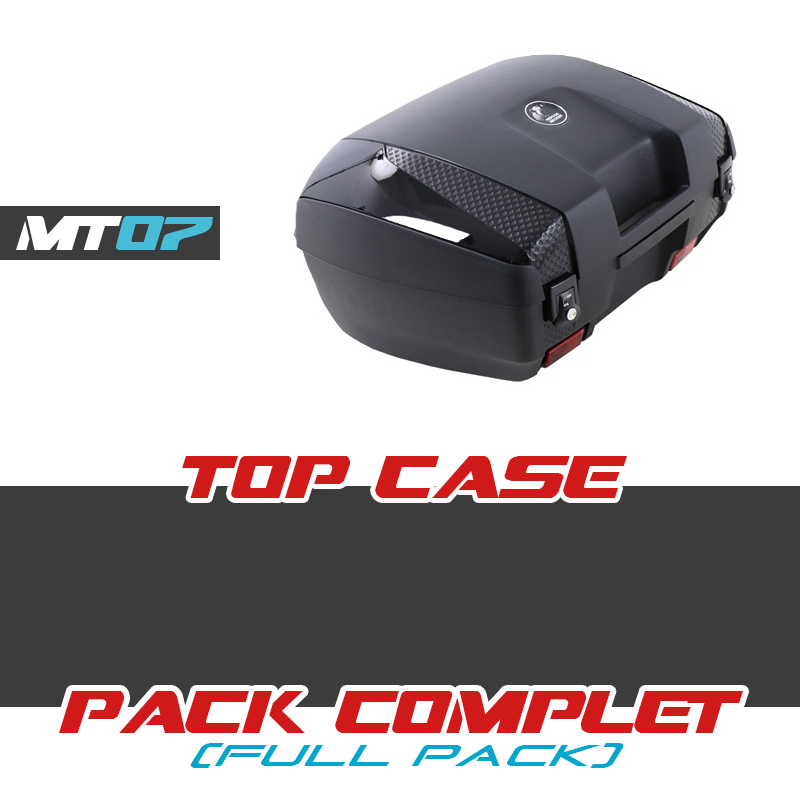 PACK1-JUNIORTC55 : Hepco-Becker Top Case Junior TC 55 Pack 2018-2020 Yamaha MT07