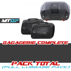 PACKCOMPLET1-JUNIOR55-30 : Complete Junior TC 55 Pack + Flash 30LT Cases Hepco-Becker 2018-2020 Yamaha MT07
