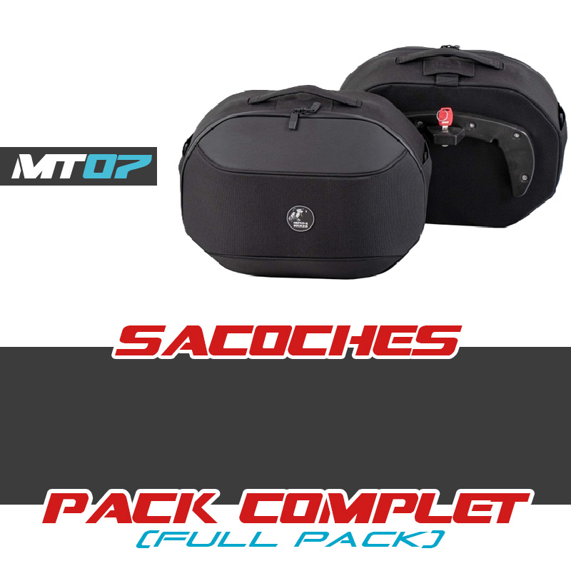 PACK1-STREET2020 : Street Side Bag Pack 2020 Hepco-Becker 2018-2020 Yamaha MT07