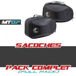 PACK1-RELOADED : Hepco-Becker Street Reloaded Side Bag Pack 2018-2020 Yamaha MT07