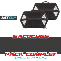 PACK1-SPEED : Set borse laterali Royster Speed Hepco-Becker 2018-2020 Yamaha MT07