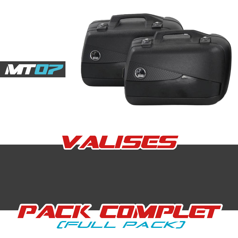 PACK2-JUNIORFLASH40 : Junior Flash 40LT Luggage Set Hepco-Becker 2021-2024 Yamaha MT07