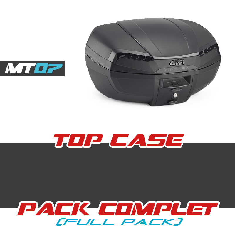 PACK-E46NB-2140FZ : Givi E46 Riviera Top Case Pack Yamaha MT07