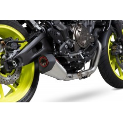 RYA112SYSSEO : Scorpion Serket Taper Exhaust Line 2017-2021 Yamaha MT07