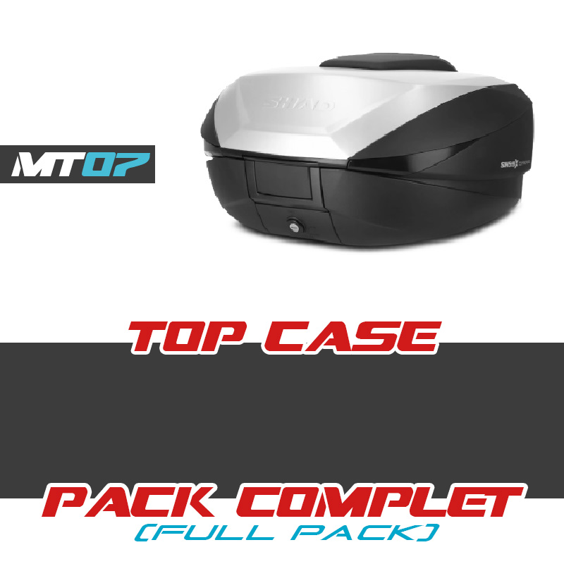 PACK-SH59X-MT07 : Pacchetto Top case Shad SH59X Yamaha MT07