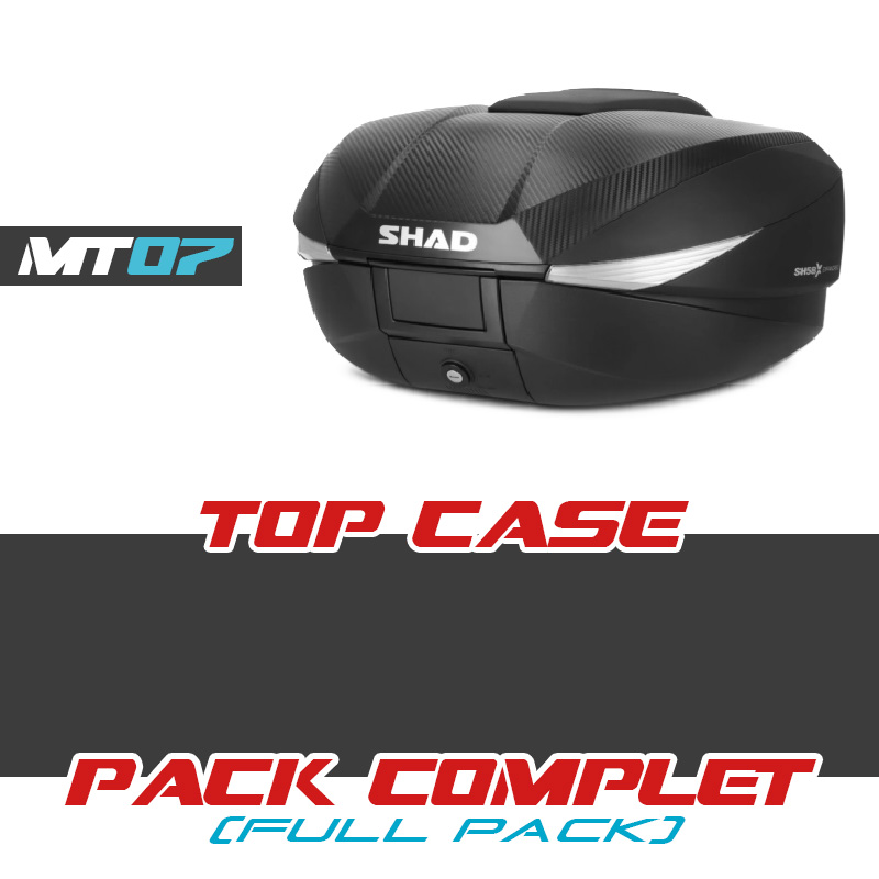 PACK-SH58X-MT07 : Shad SH58X Top Case Pack Yamaha MT07