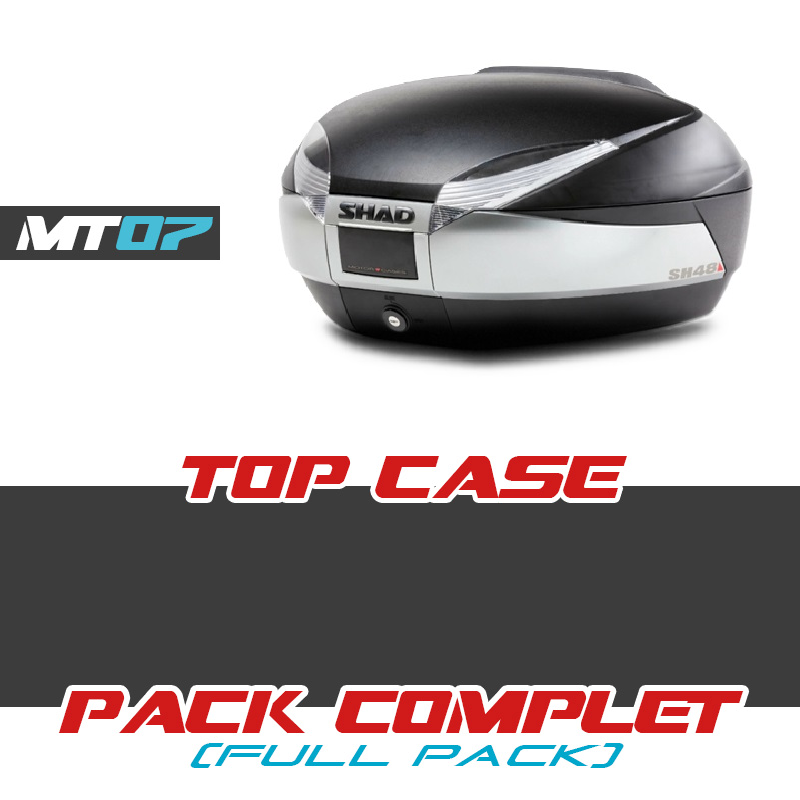 PACK-SH48-MT07 : Shad SH48 Top Case Pack Yamaha MT07