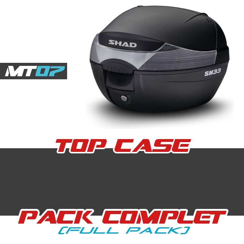 PACK-SH33-MT07 : Shad SH33 Top Case Pack Yamaha MT07