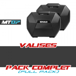 PACK-SH38X-MT07 : Shad SH38X Side Cases Pack Yamaha MT07