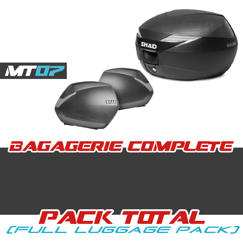 PACKCOMPLET-SH39-SH36-MT07 : Complete Set Shad SH39+SH36 Yamaha MT07