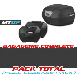 PACKCOMPLET-SH44-SH38X-MT07 : Complete Pack Shad SH44+SH38X Yamaha MT07