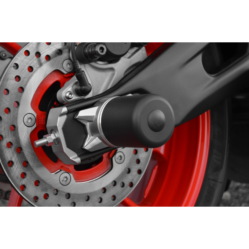 PRRY40 : Rear Wheel Axle Protector Top Block 2021-2024 Yamaha MT07 PRRY40 : Rear Wheel Axle Protector Top Block 2021-2024 Yamaha MT07