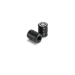90338-W1018-BL : Yamaha Angled Knurling Valve Caps Yamaha MT07