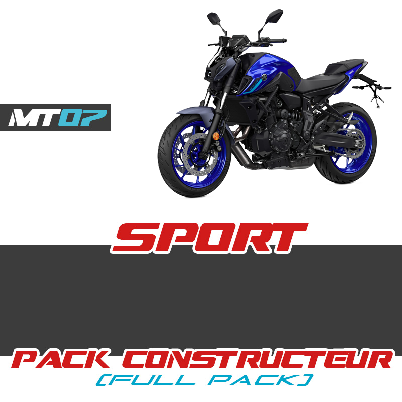 BAT-FSVPT-10-00 : Yamaha 2024 SPORT Pack Yamaha MT07 BAT-FSVPT-10-00 : Yamaha 2024 SPORT Pack Yamaha MT07