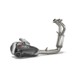 S-Y7R13-HKGKHSS : Línea de escape Racing Street Akrapovič 2021-2026 Yamaha MT-07