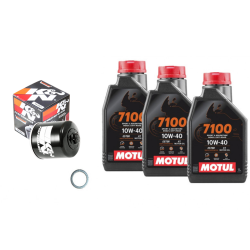 PACK-VIDANGE-PREMIUM-MT07-N : Premium Black MT07 Oil Change Kit Yamaha MT-07